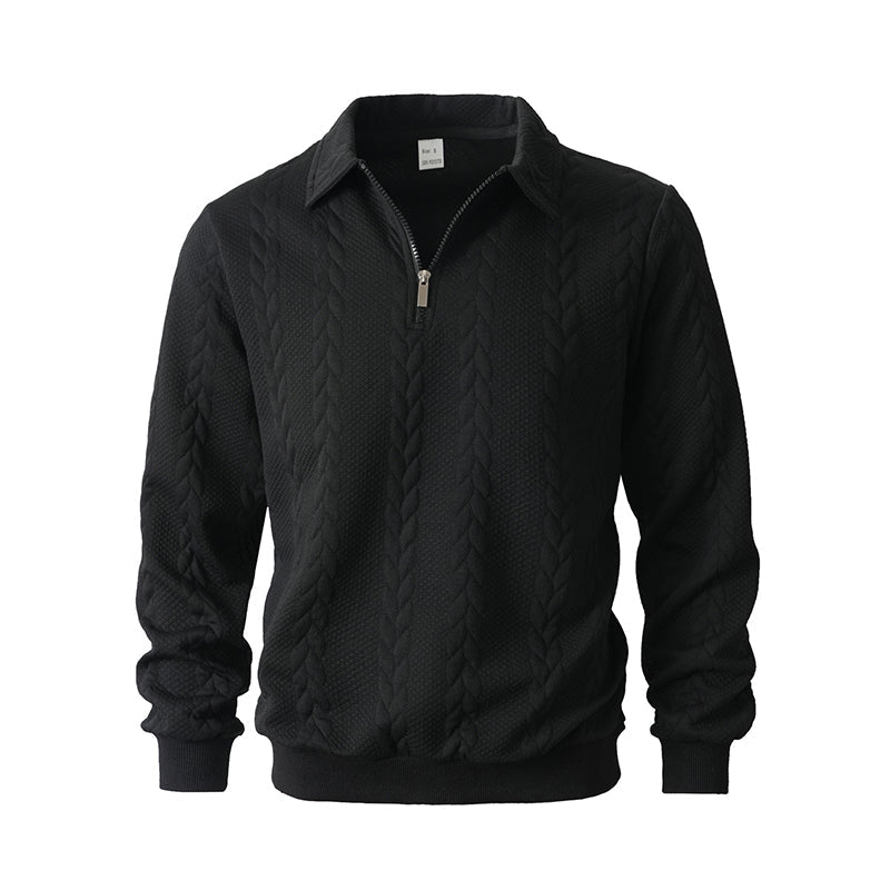 🔥 ¡Oferta de Novedades! 55%  👕 Suéter de punto para todas las estaciones con cuello con cremallera para hombre