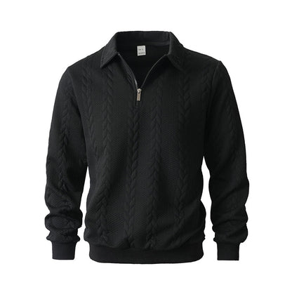 🔥 ¡Oferta de Novedades! 55%  👕 Suéter de punto para todas las estaciones con cuello con cremallera para hombre