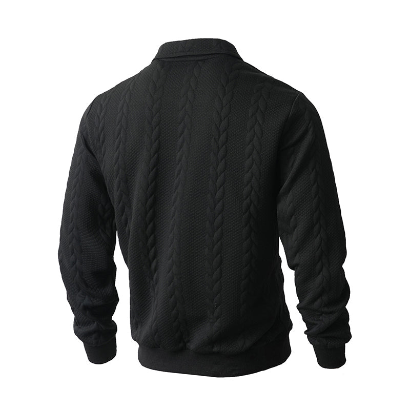 🔥 ¡Oferta de Novedades! 55%  👕 Suéter de punto para todas las estaciones con cuello con cremallera para hombre