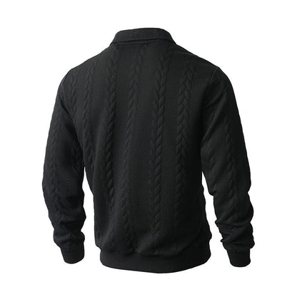 🔥 ¡Oferta de Novedades! 55%  👕 Suéter de punto para todas las estaciones con cuello con cremallera para hombre