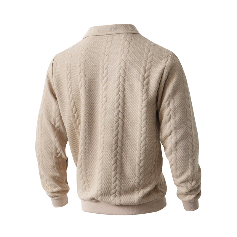 🔥 ¡Oferta de Novedades! 55%  👕 Suéter de punto para todas las estaciones con cuello con cremallera para hombre