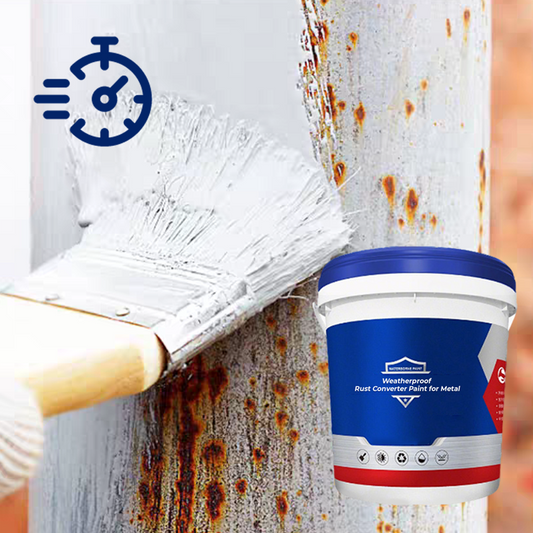 Weatherproof Rust Converter Paint for Metal