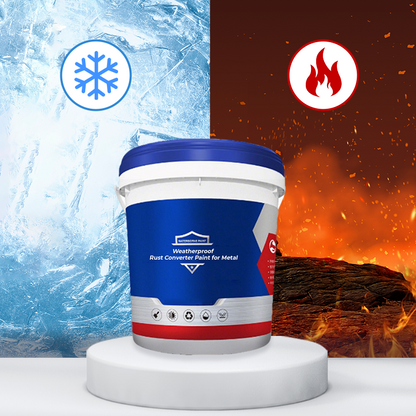 Weatherproof Rust Converter Paint for Metal