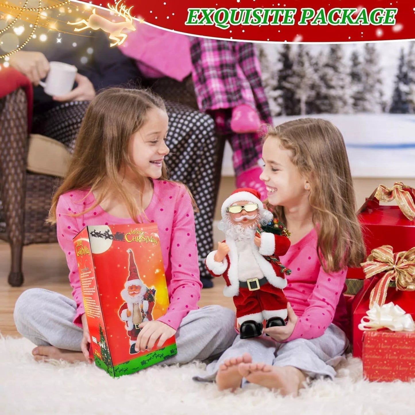 🎅🕺Electric Dancing Music Santa Claus