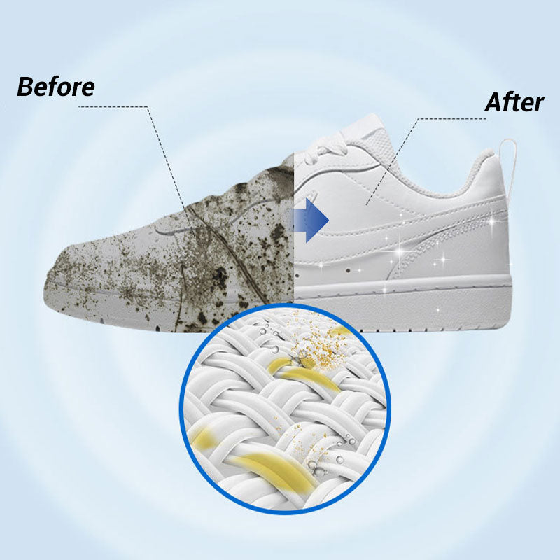 Crema limpiadora para zapatos blancos