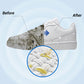 Crema limpiadora para zapatos blancos