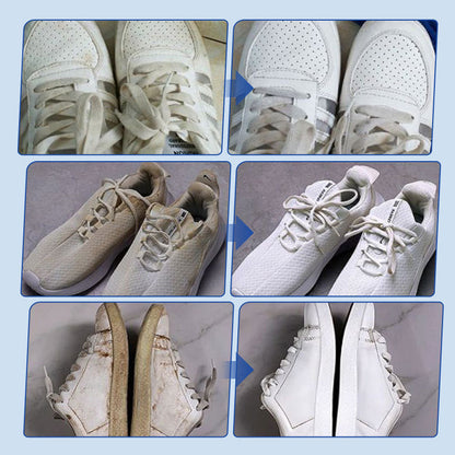 Crema limpiadora para zapatos blancos