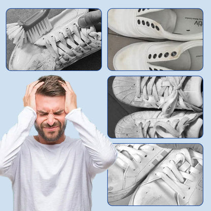 Crema limpiadora para zapatos blancos