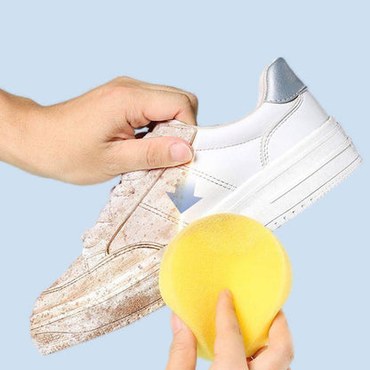 Crema limpiadora para zapatos blancos