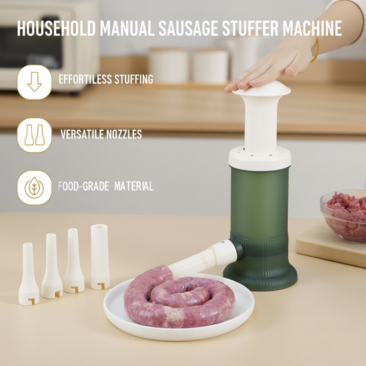 Máquina embutidora de salchichas manual para uso doméstico