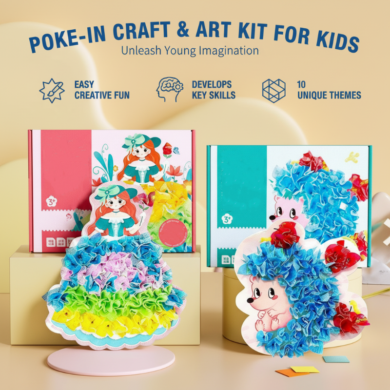 Poke-In Craft & Art Kit for Kids