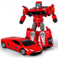 Carro de Juguete que se Transforma en Robot al Chocar para Niños
