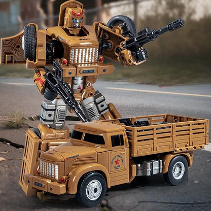 Carro de Juguete que se Transforma en Robot al Chocar para Niños