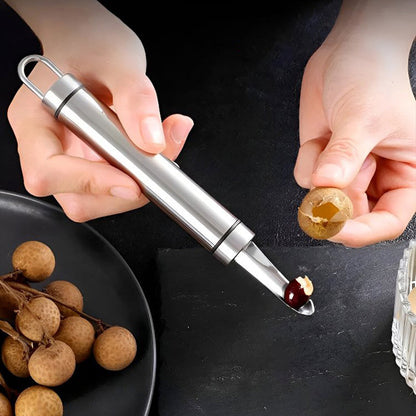 🍎🔪 Descorazonador Multifuncional de Acero Inoxidable – Rápido, Preciso y Duradero