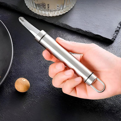 🍎🔪 Descorazonador Multifuncional de Acero Inoxidable – Rápido, Preciso y Duradero