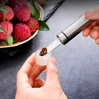 🍎🔪 Descorazonador Multifuncional de Acero Inoxidable – Rápido, Preciso y Duradero