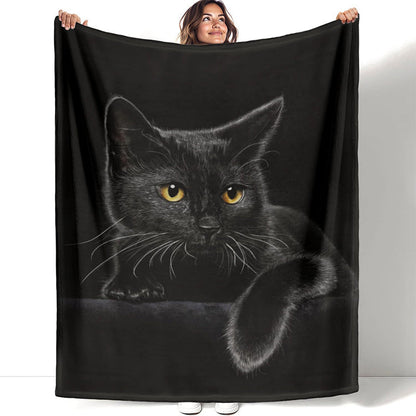 ⏳¡ÚLTIMO DÍA DE OFERTA! ¡50% DE DESCUENTO!⏰🐱Manta acogedora para todas las estaciones Black Cat