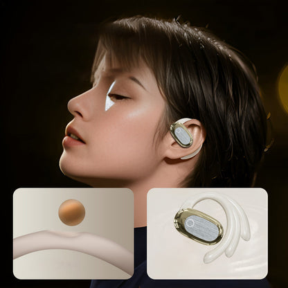 Auriculares Inalámbricos de Oreja Abierta con Pantalla LED