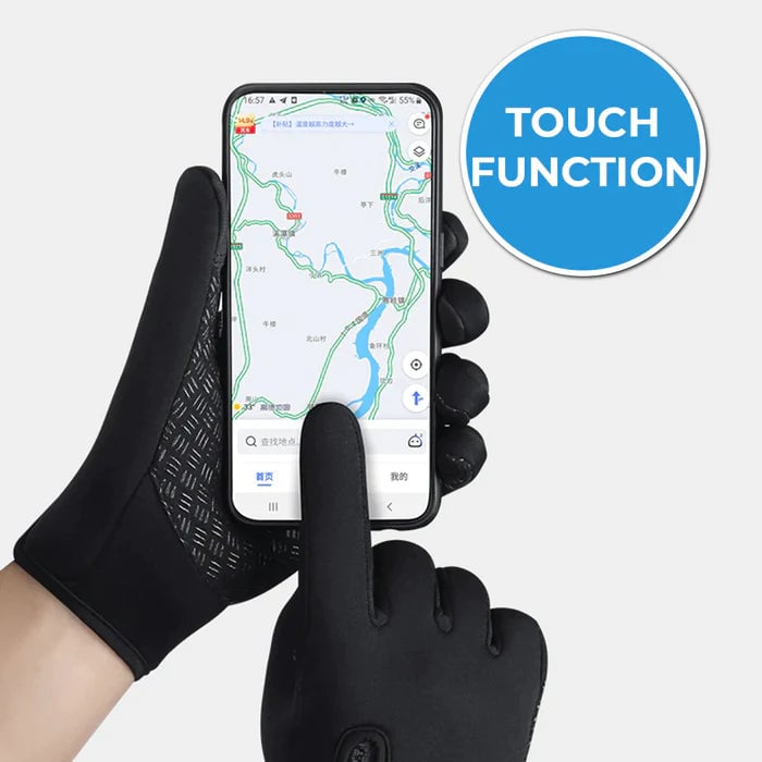 Guantes térmicos impermeables con pantalla táctil