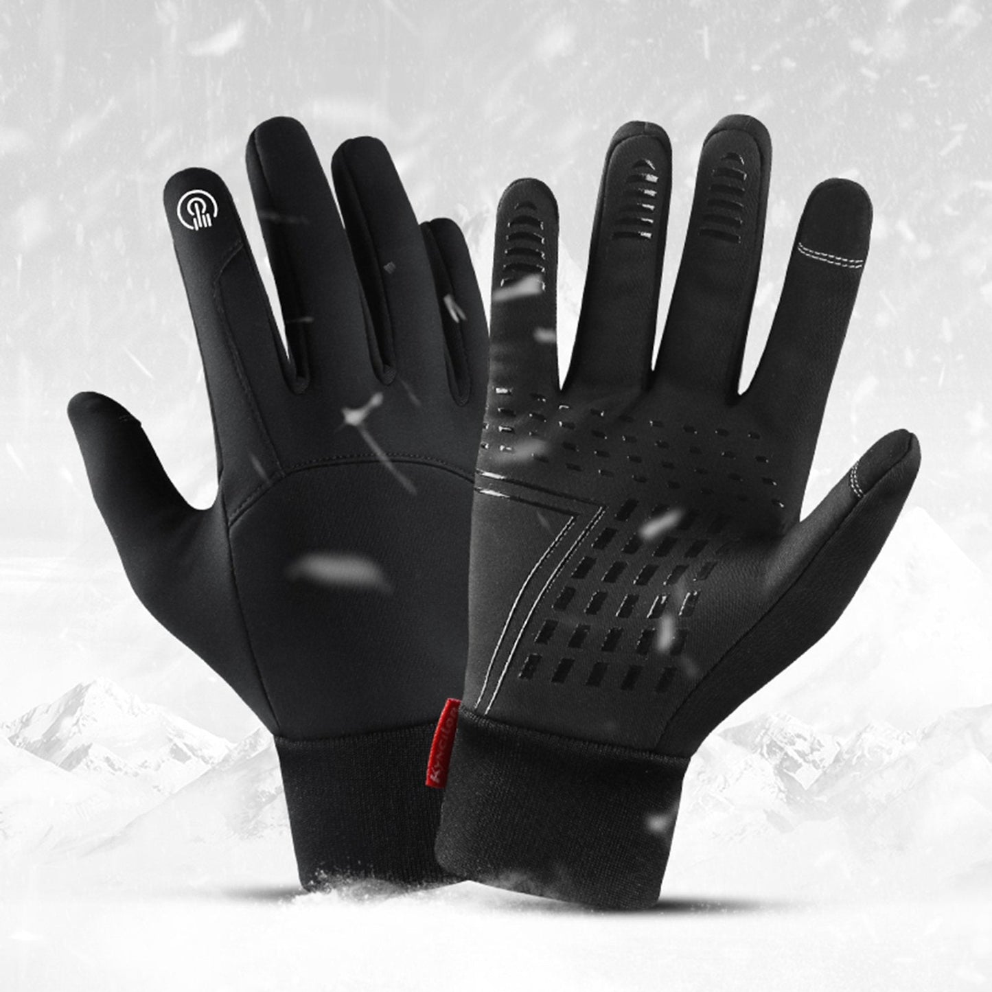 Guantes térmicos impermeables con pantalla táctil