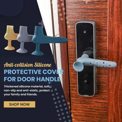 Funda protectora de silicona anticolisión para tirador de puerta