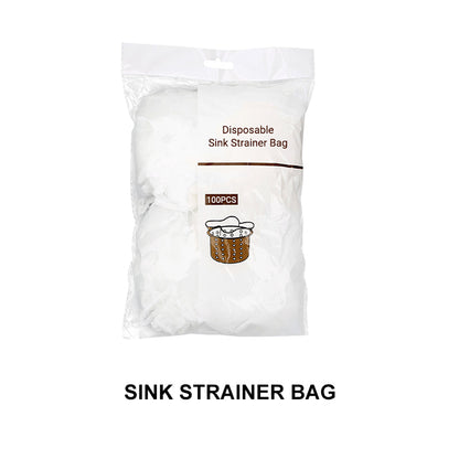 100Piezas Bolsa Colador Desechable para Fregadero