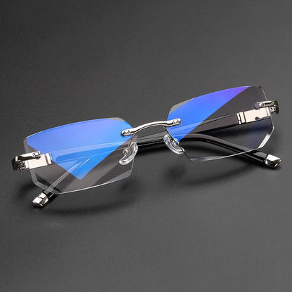 Lentes de lectura sin montura con filtro de luz azul para presbicia
