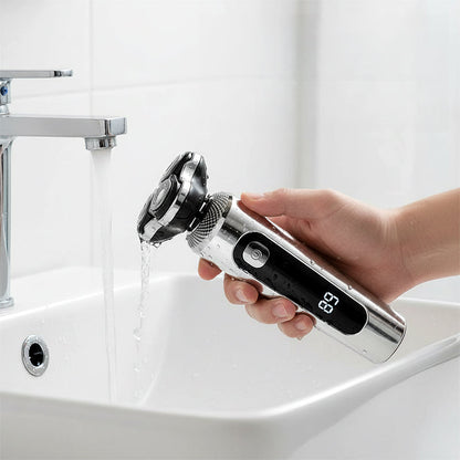 Afeitadora eléctrica flotante 3D 3 en 1 para hombres
