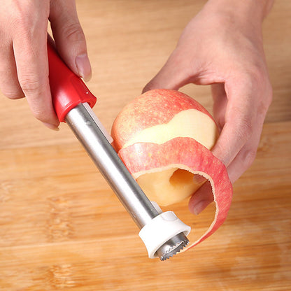 Descascarillador y pelador de frutas de acero inoxidable 2 en 1