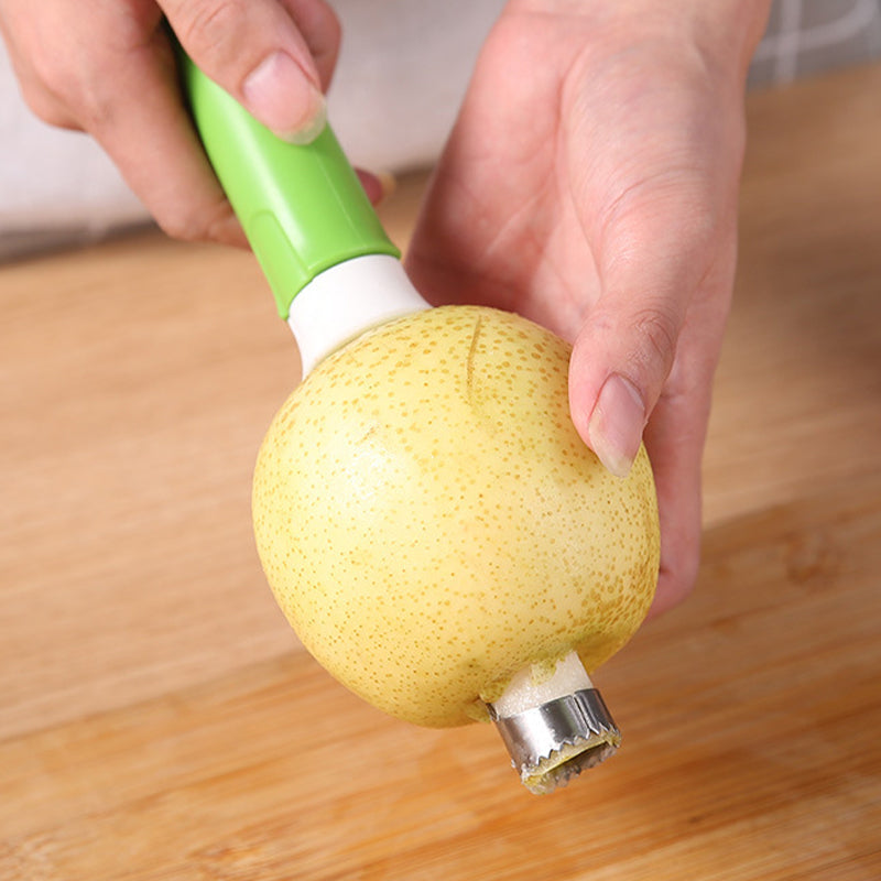 Descascarillador y pelador de frutas de acero inoxidable 2 en 1