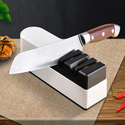 🔪  Afilador Eléctrico Profesional – Afilado Rápido y Preciso, Guía Multiángulo para Cuchillos de Cocina y Exteriores ✨📦