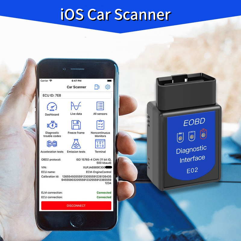 Escáner de diagnóstico para automóviles OBD2 Bluetooth