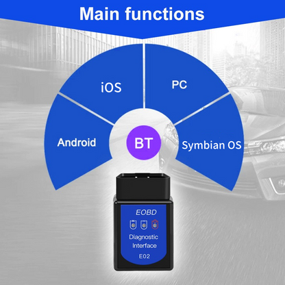 Escáner de diagnóstico para automóviles OBD2 Bluetooth