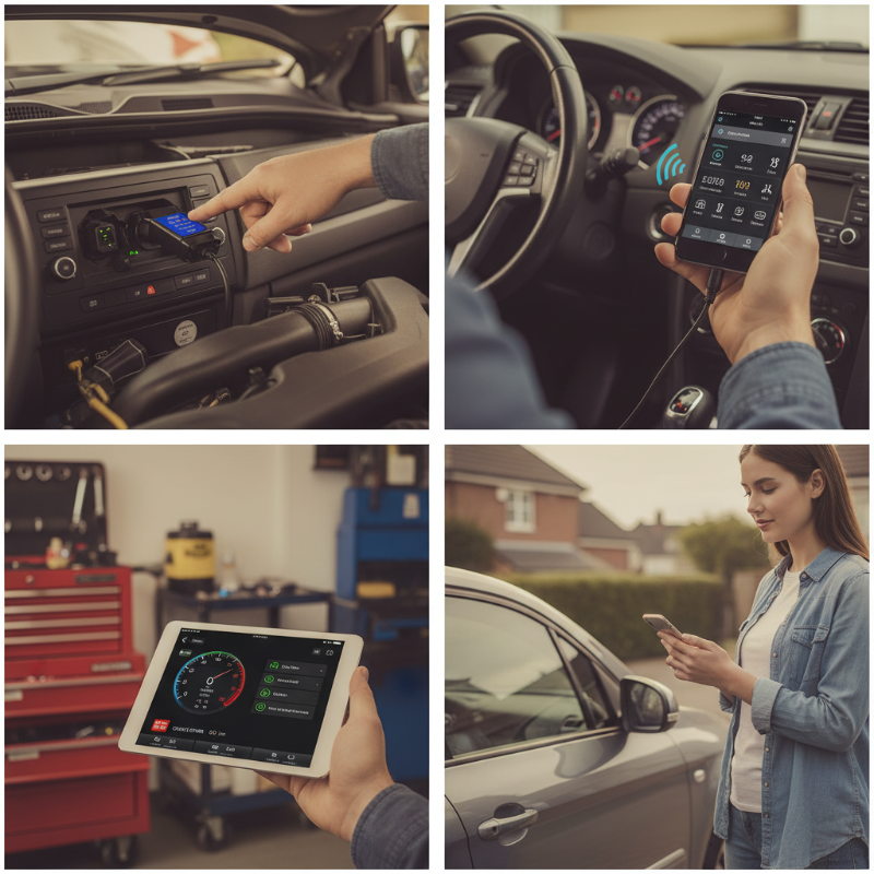 Escáner de diagnóstico para automóviles OBD2 Bluetooth