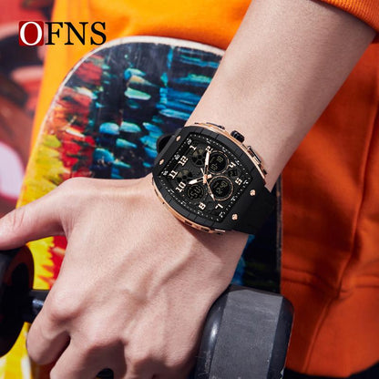 🎁✨ ¡Especial Navidad! 50% OFF – Reloj Deportivo Automático con Luz para Hombres ⌚️💡