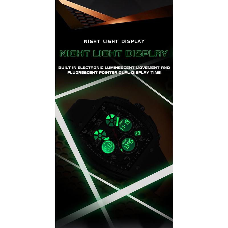 🎁✨ ¡Especial Navidad! 50% OFF – Reloj Deportivo Automático con Luz para Hombres ⌚️💡