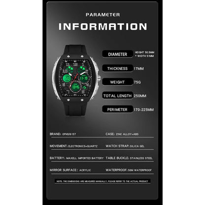 🎁✨ ¡Especial Navidad! 50% OFF – Reloj Deportivo Automático con Luz para Hombres ⌚️💡