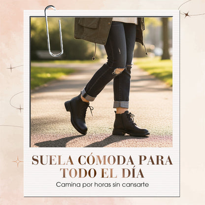 Botines Clásicos para Mujer Estilo Británico