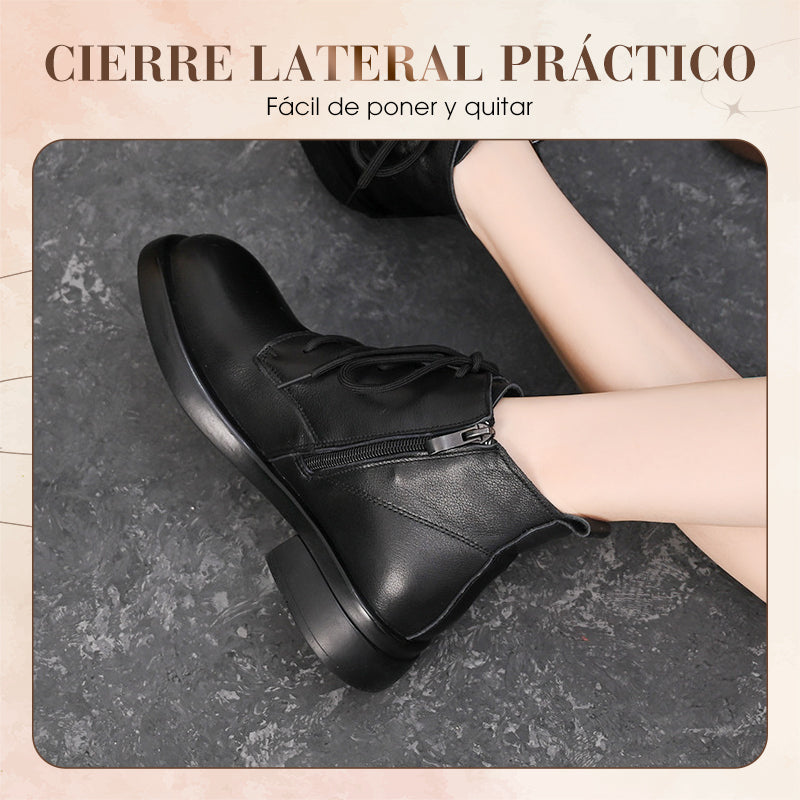 Botines Clásicos para Mujer Estilo Británico
