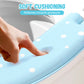 Funda impermeable estampada para asiento de inodoro del hogar