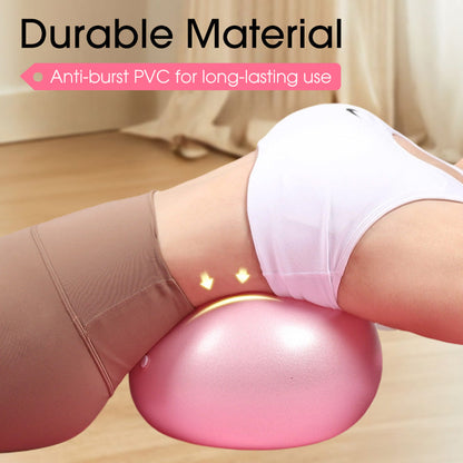 🔥 ¡50% DE DESCUENTO! 🏋️‍♀️✨ Pelota de Pilates Antiexplosión de 9” con Bomba Incluida Compacta, resistente y perfecta para entrenar en casa o llevar a cualquier lugar 💪👜 Ideal para tonificar, fortalecer y mejorar tu equilibrio.