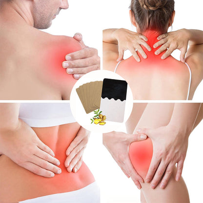 🔥 Parches de Jengibre para Alivio del Dolor – Calor Prolongado & Penetración Profunda | Alivia Dolor Muscular y Articular ✨