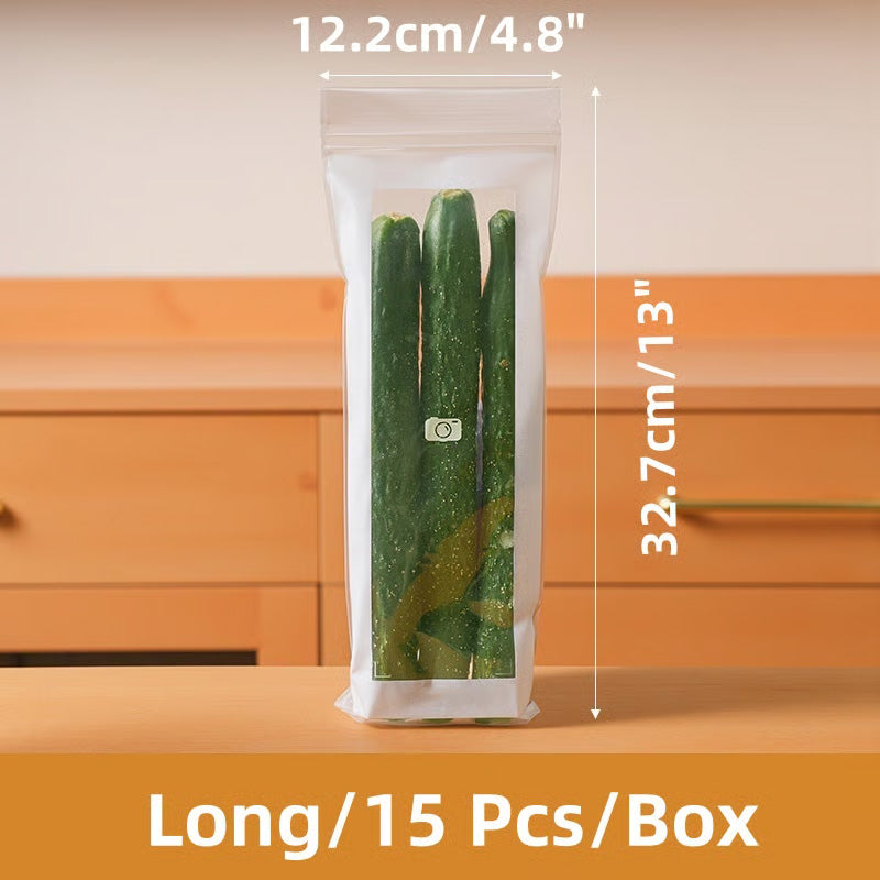 Bolsas transparentes para alimentos, reforzadas con doble sellado