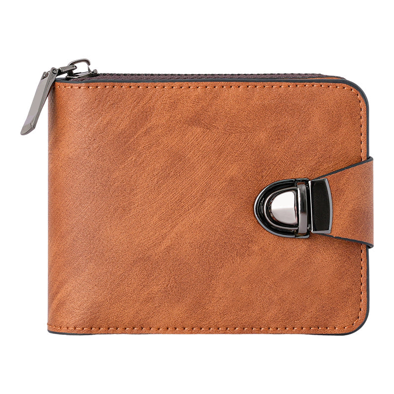 Cartera vintage vintage con cremallera