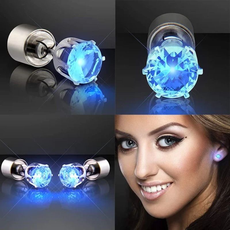 Aretes de Corona Luminosos LED