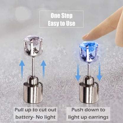 Aretes de Corona Luminosos LED