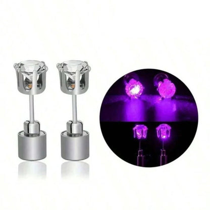 Aretes de Corona Luminosos LED