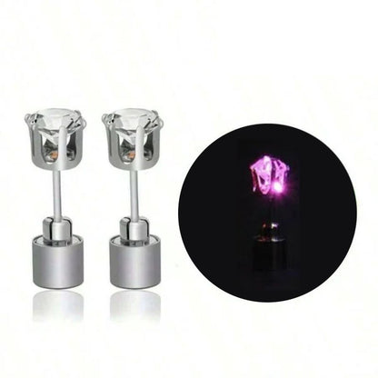 Aretes de Corona Luminosos LED