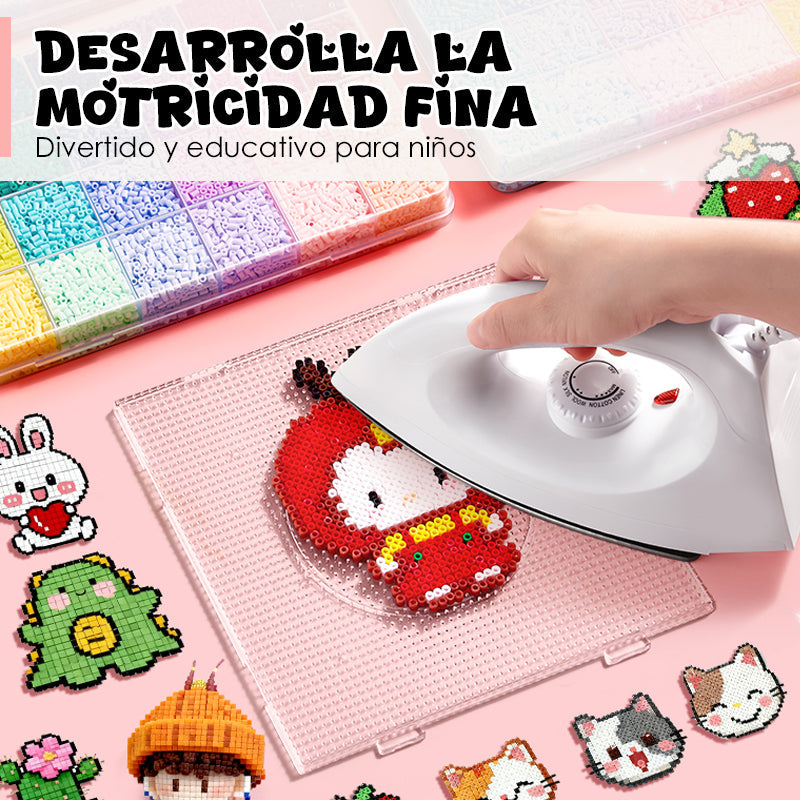 Kit de Manualidades con Cuentas Creativo y Educativo