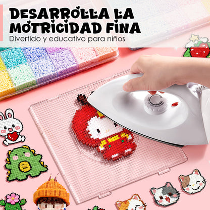 Kit de Manualidades con Cuentas Creativo y Educativo